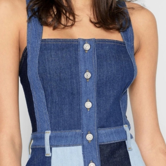 7 For All Mankind Patchwork Dress - Picture 2 of 7